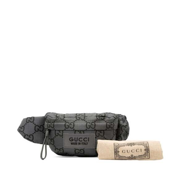 GUCCI Authentic Gray Leather Fanny Pack - Picture 7 of 7